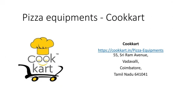 Buy pizza equipments at Cookkart
