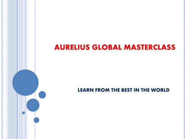 aurelius global masterclass