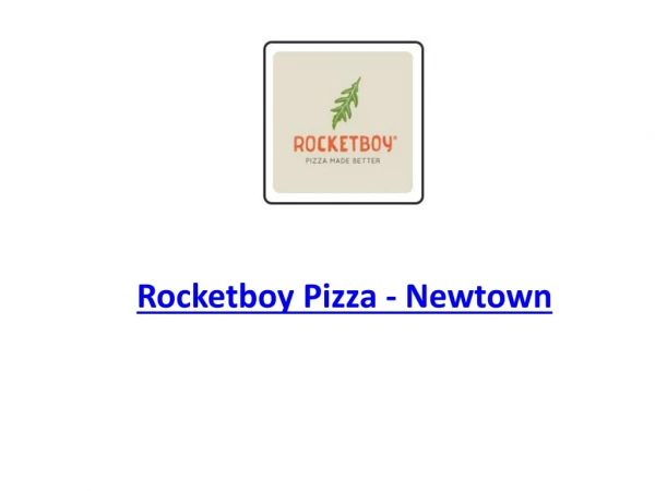 Rocketboy Pizza - Newtown-Newtown - Order Food Online