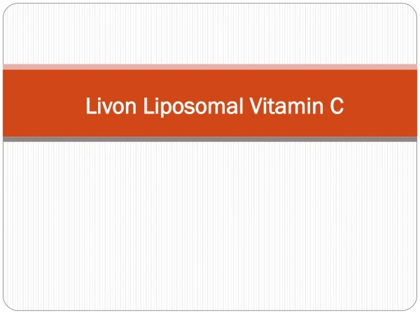 Buy Online Livon Liposomal Vitamin C