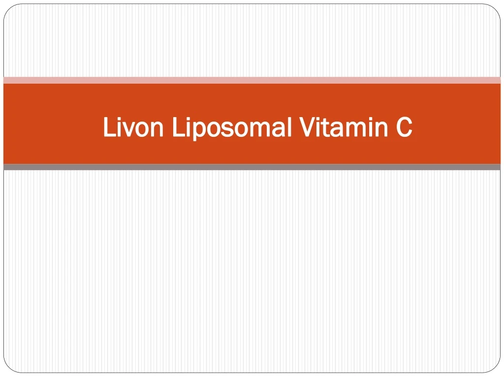 livon liposomal vitamin c