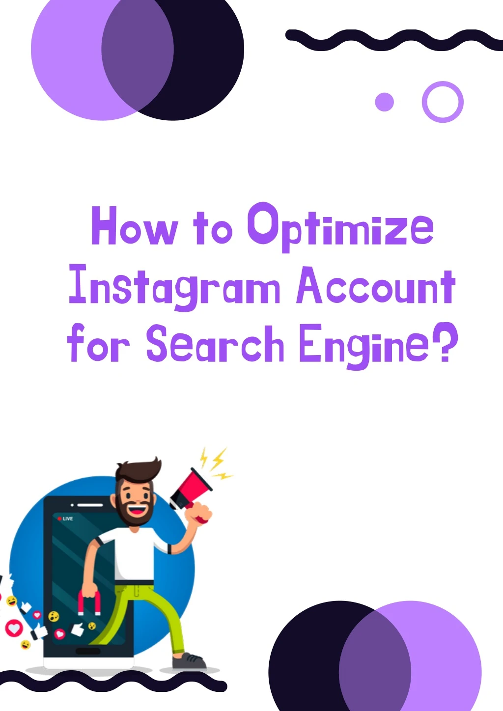 how to optimize instagram account for search