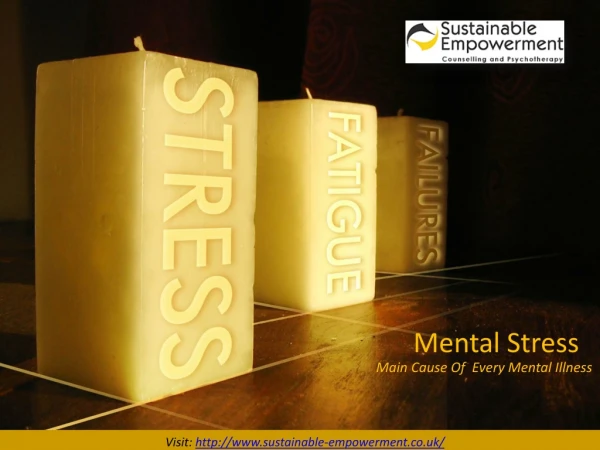 Mental Stress And Mental Illness - Sustainable Empowerment UK
