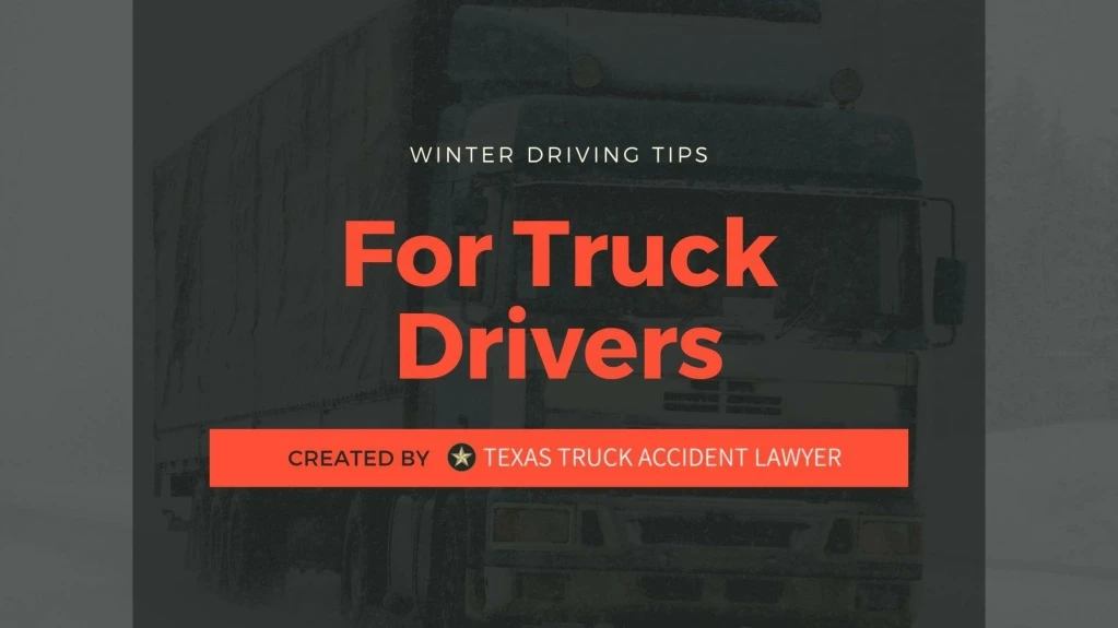 winter driving tips for truck drivers