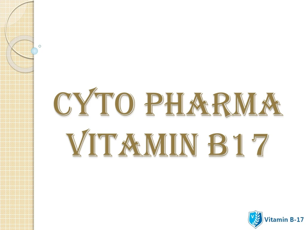 cyto pharma vitamin b17