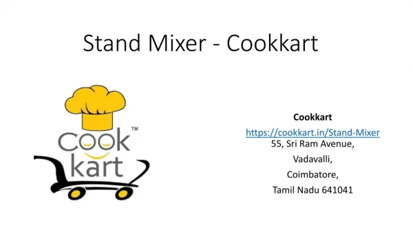 buy stand mixer at cookkart