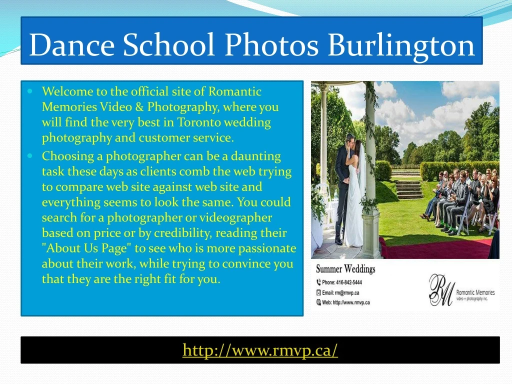 dance school photos burlington