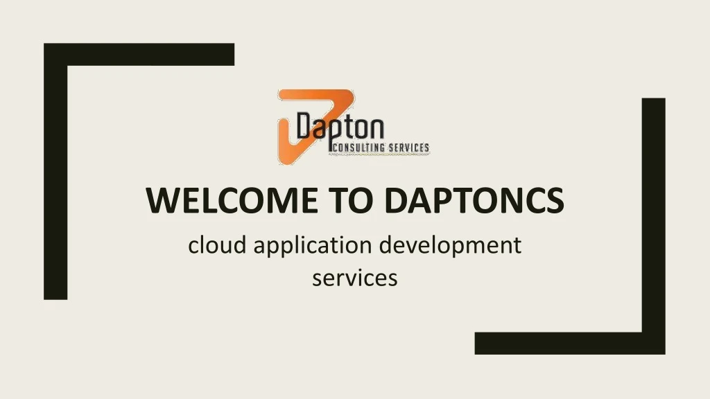 welcome to daptoncs