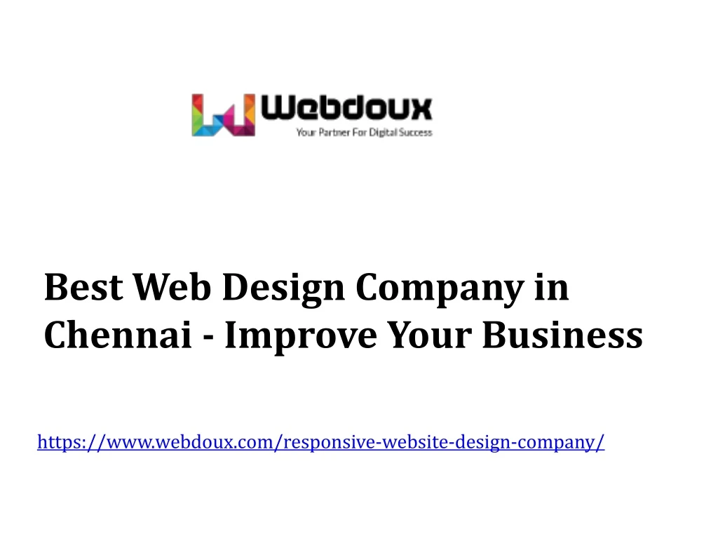 best web design company in chennai improve your
