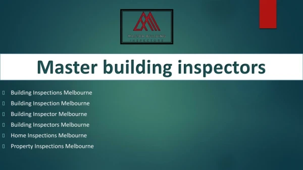 Best Building Inspections Melbourne