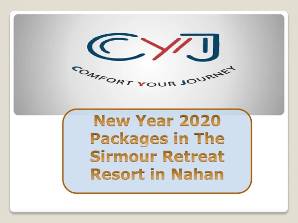 New Year Packages 2020 | New Year Packages in Sirmour Retreat Resort in Nahan