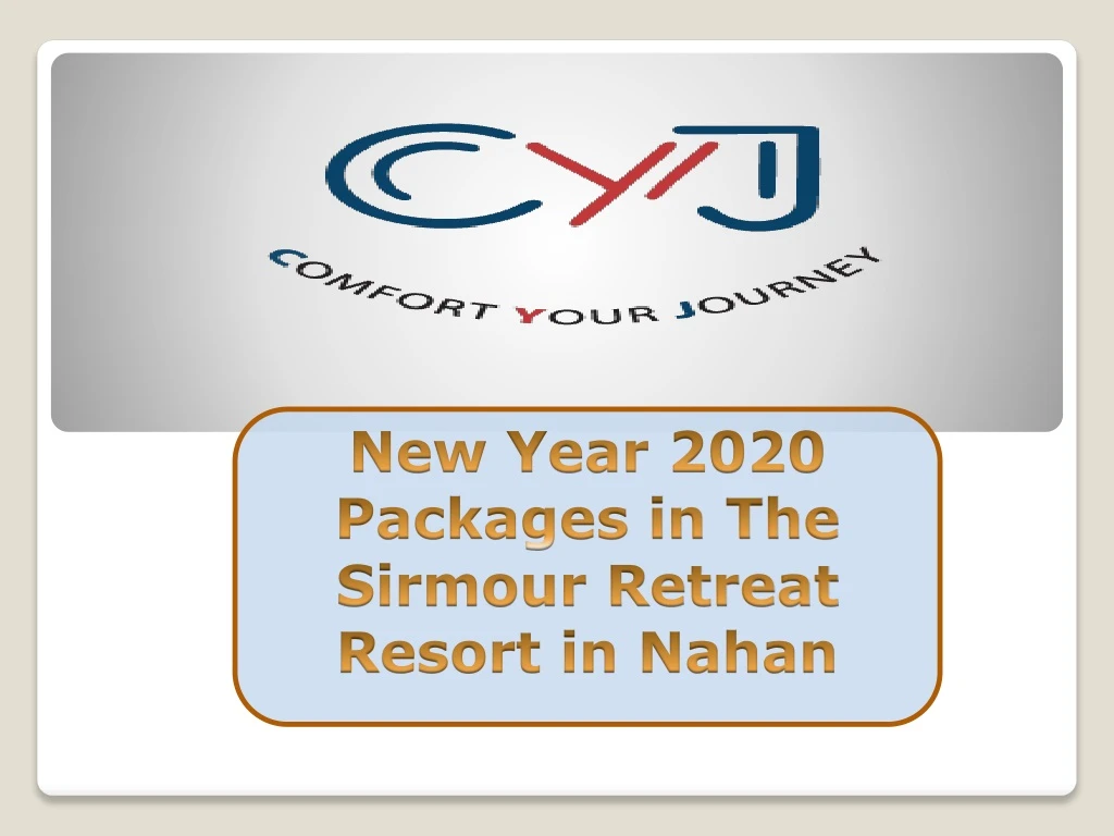 new year 2020 packages in the sirmour retreat