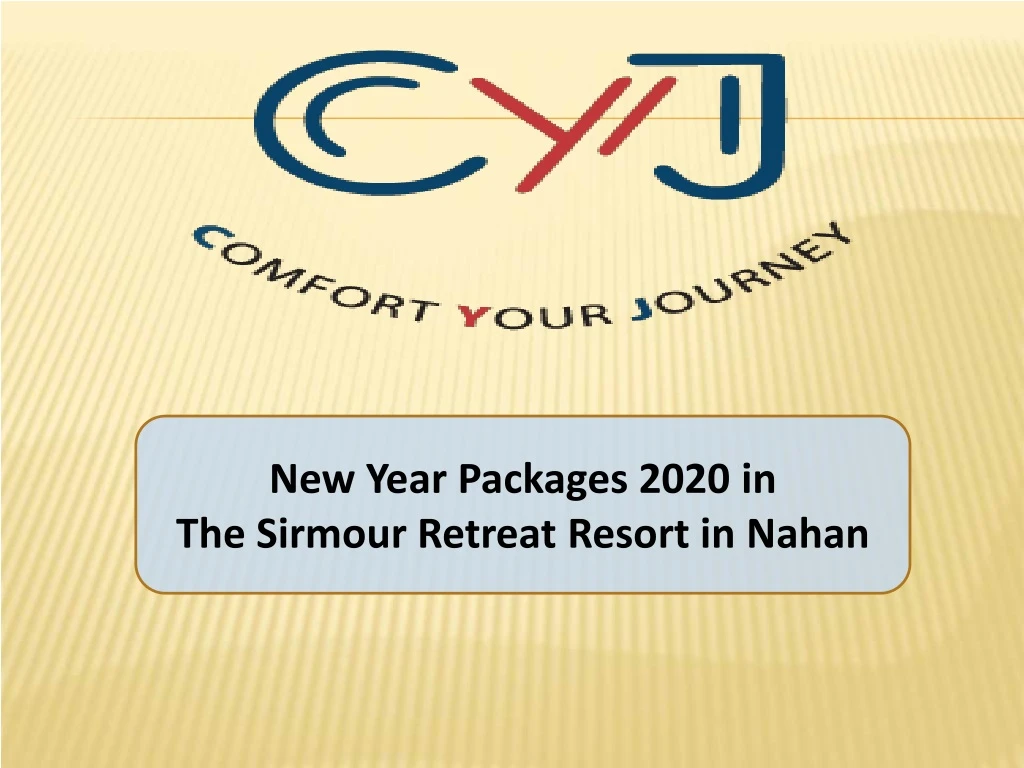 new year packages 2020 in the sirmour retreat