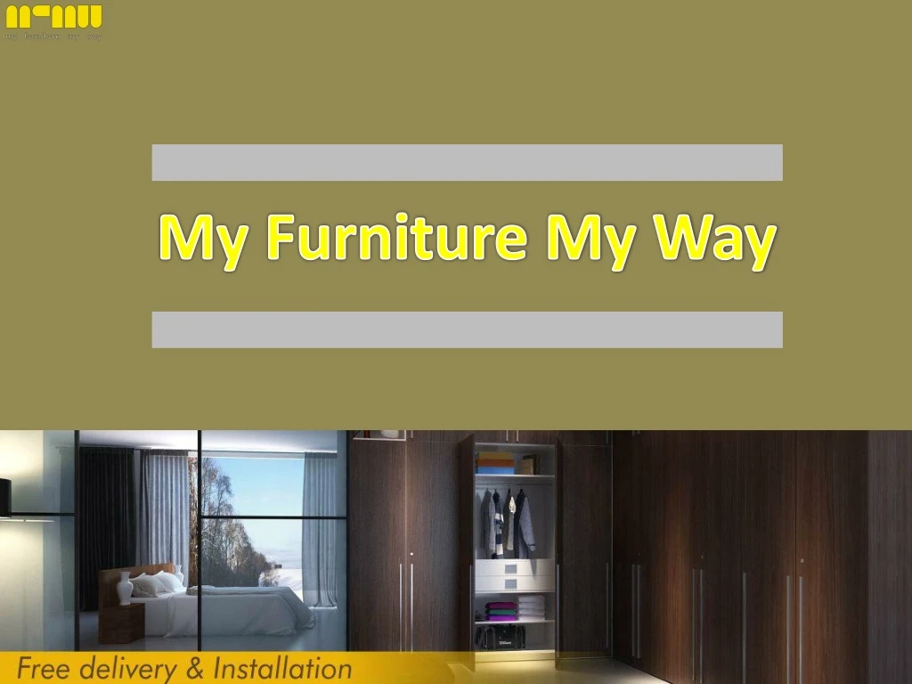 my furniture my way