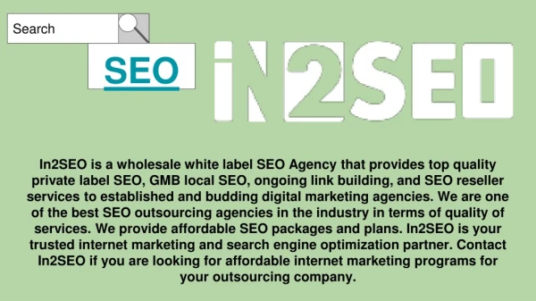 SEO Outsourcing - In2SEO