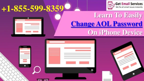 Learn To Easily Change AOL Password On iPhone Device | 1-855-599-8359 | Forgot AOL Password
