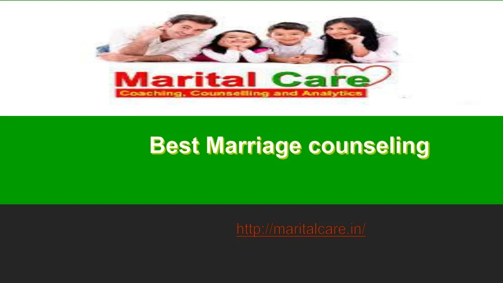 best marriage counseling