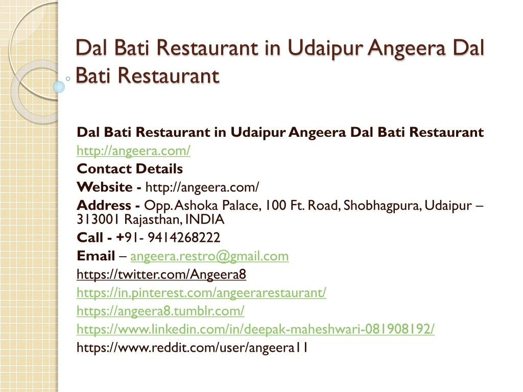 dal bati restaurant in udaipur angeera dal bati restaurant