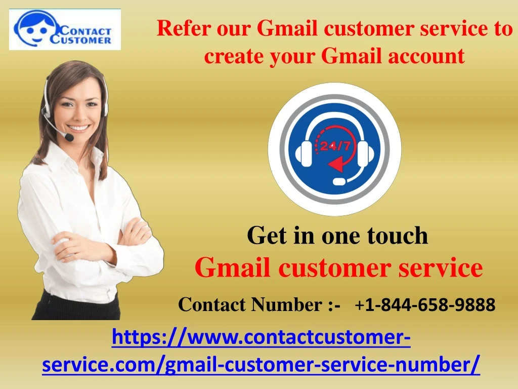 refer our gmail customer service to create your
