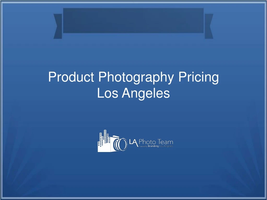 product photography pricing los angeles