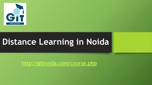 distance learning in noida