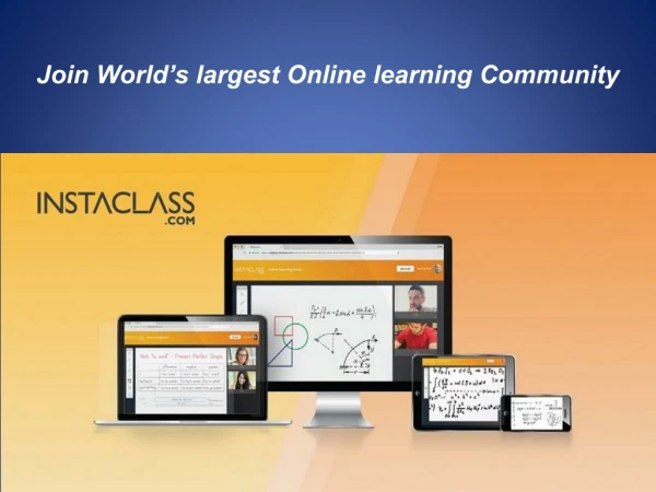 Join World’s largest Online learning Community