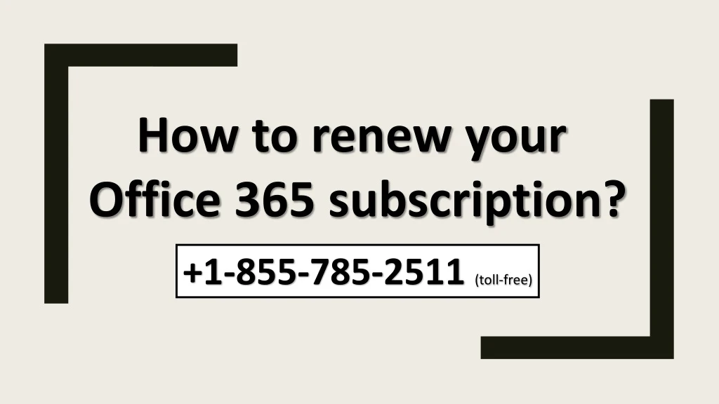 how to renew your office 365 subscription