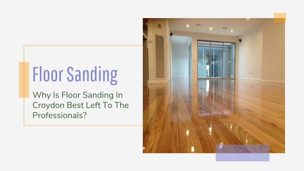 floor sanding