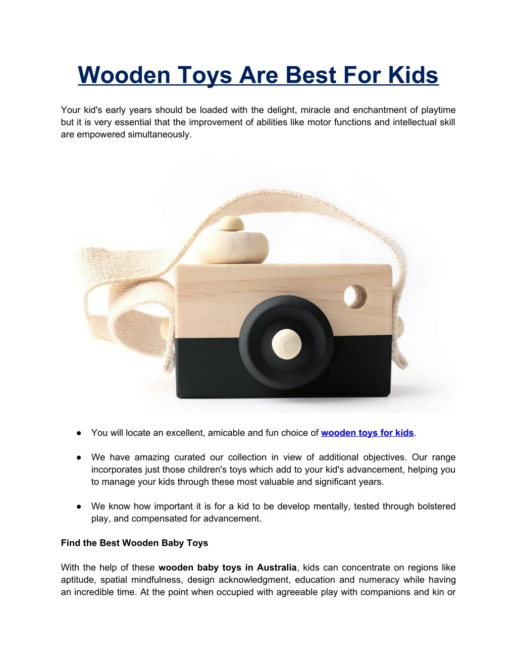 wooden toys are best for kids