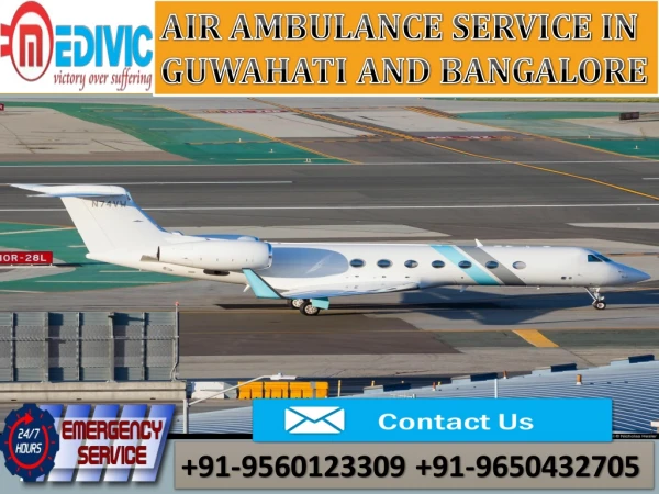 Take the Best Rescue Facilities by Medivic Air Ambulance Service in Guwahati