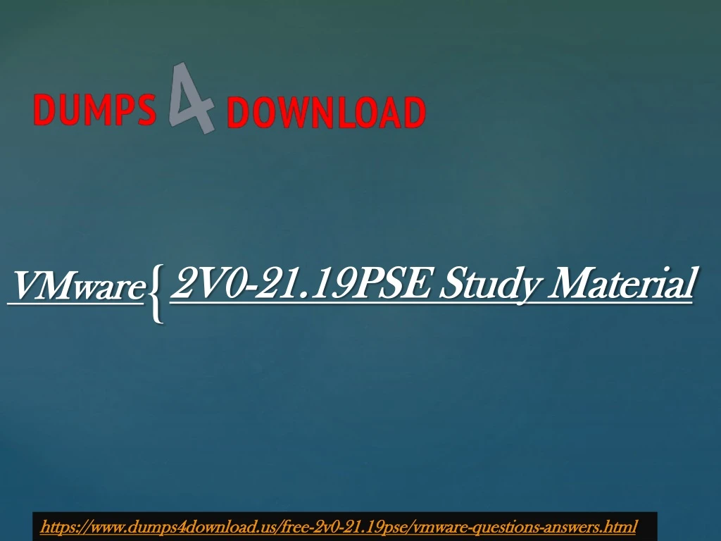 2v0 21 19pse study material