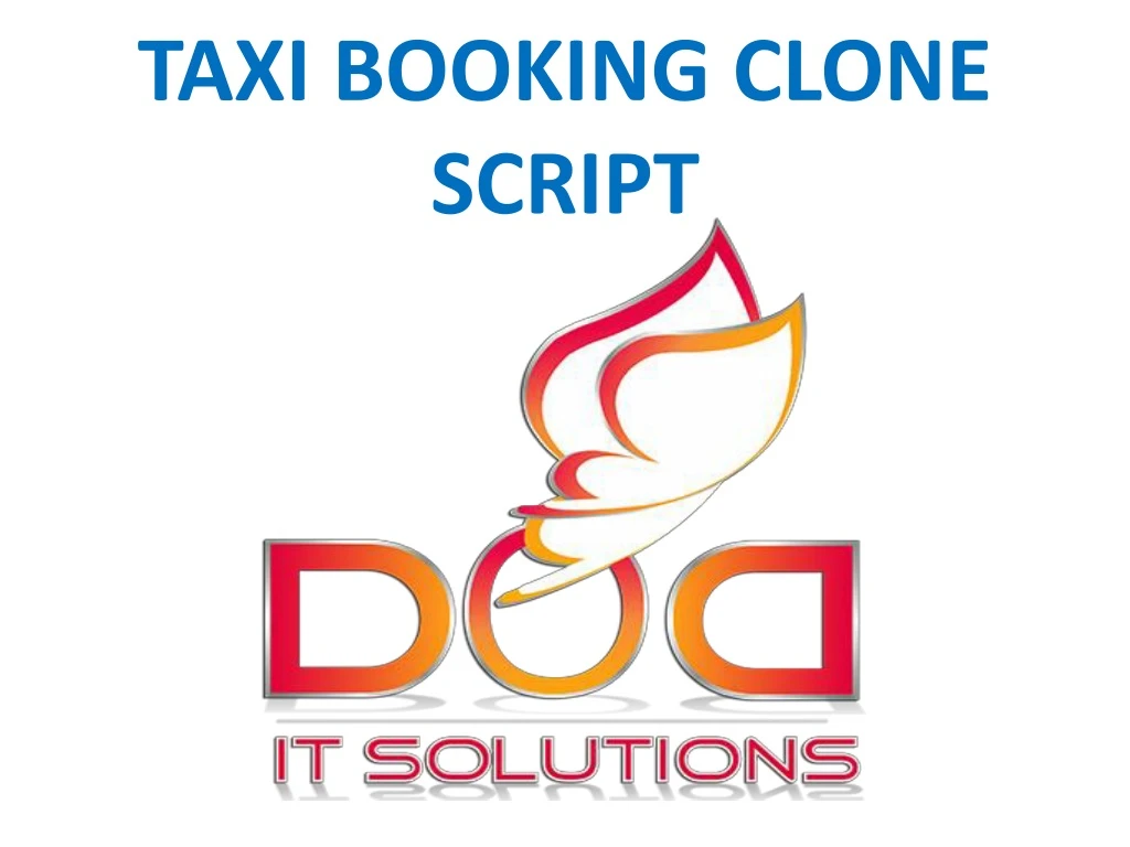 taxi booking clone script