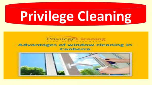 What cleanings do cleaning company services Canberra provide?