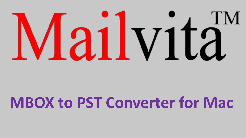mbox to pst converter for mac