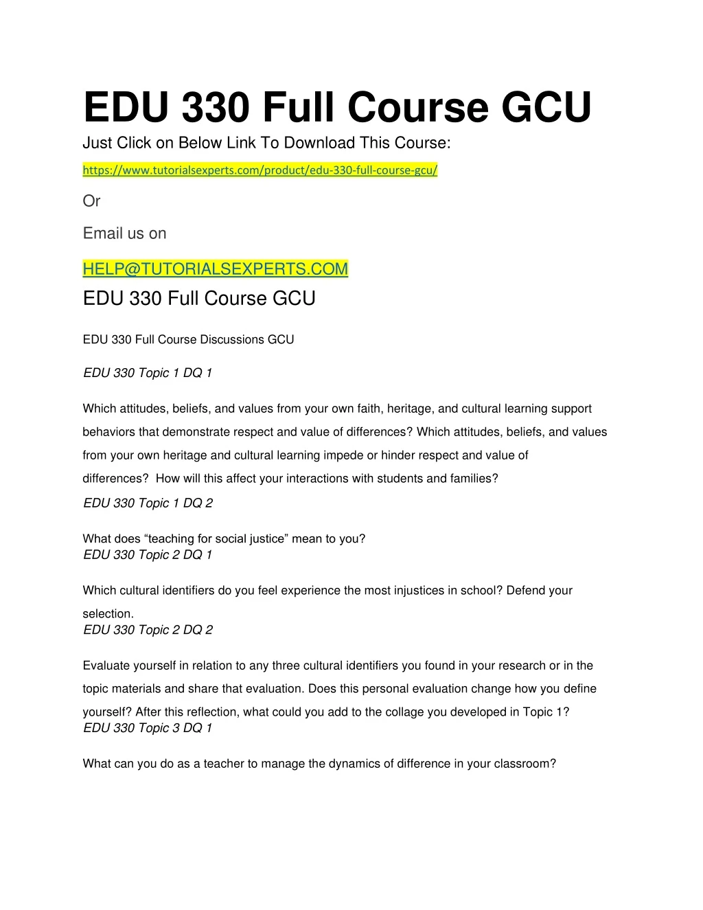 edu 330 full course gcu just click on below link