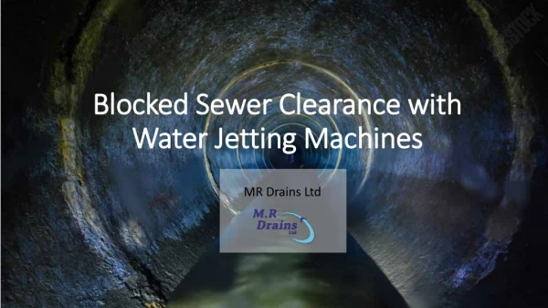 Reasons for Block Sewer Drainage
