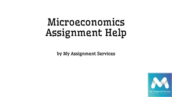 Microeconomic Assignment Help