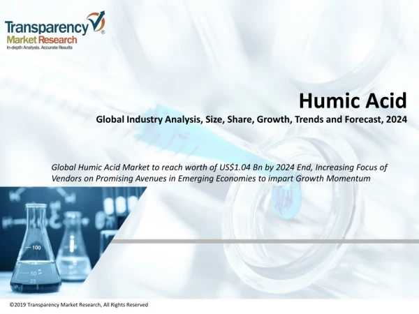 Humic Acid Market Globally Expected to Drive Growth through 2024