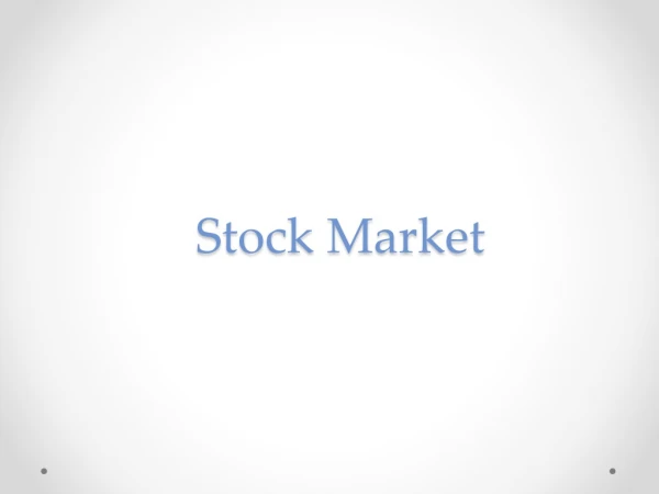 Stock market