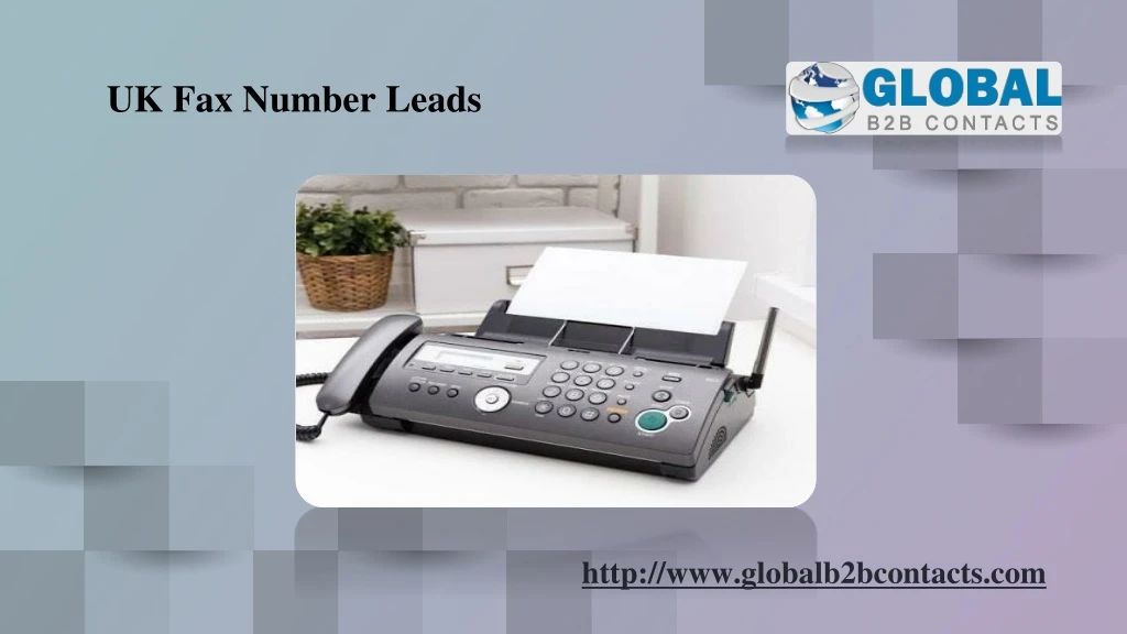 uk fax number leads