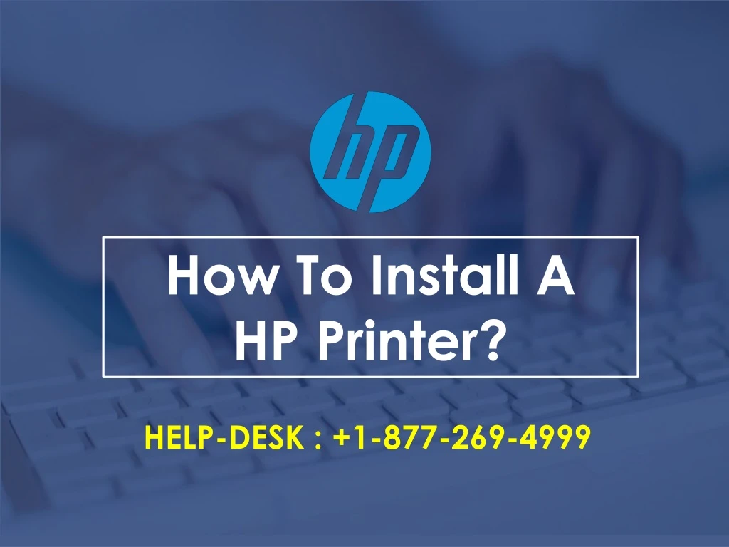 how to install a hp p rinter
