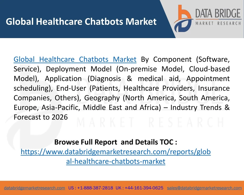 global healthcare chatbots market
