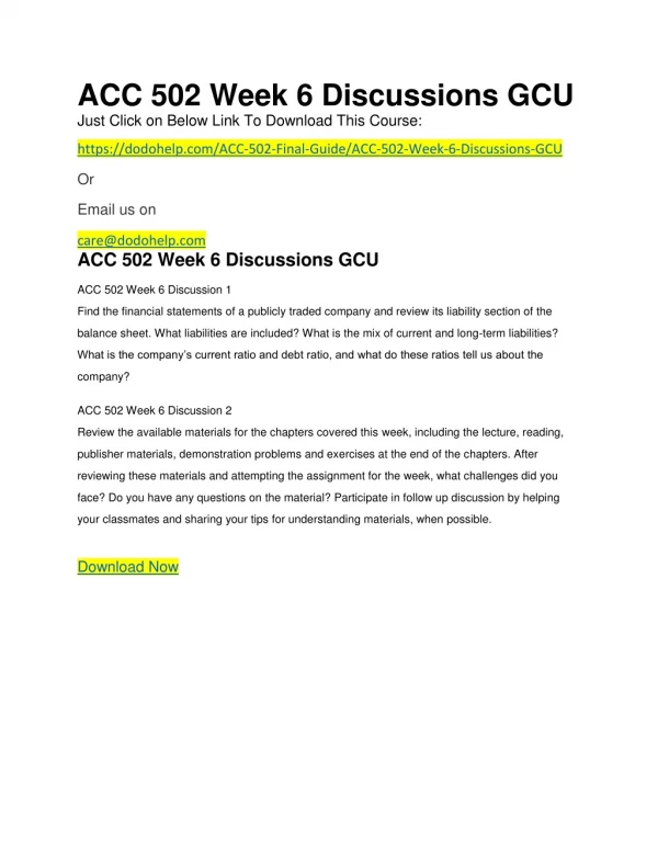 acc 502 week 6 discussions gcu just click