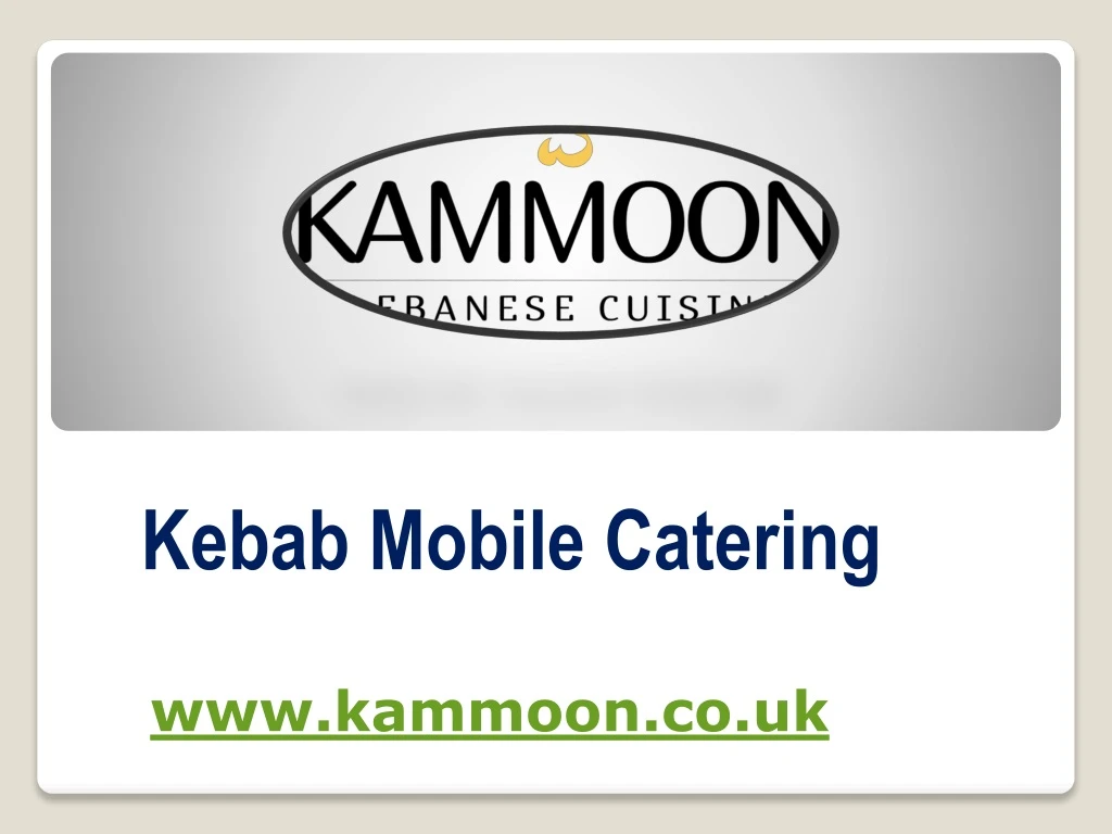 kebab mobile catering