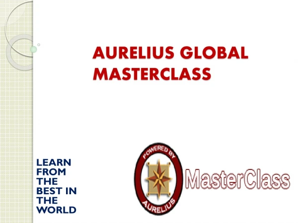 aurelius global masterclass