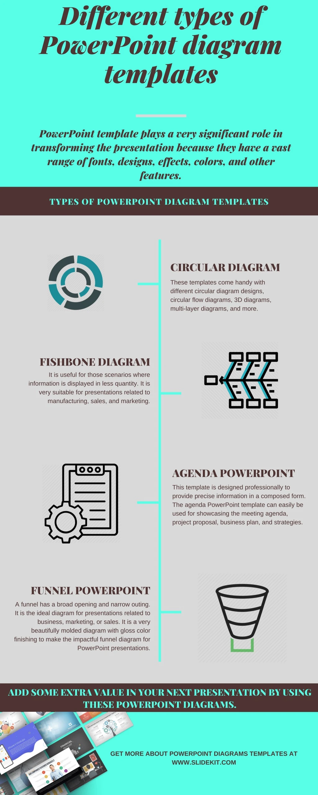 different types of powerpoint diagram templates