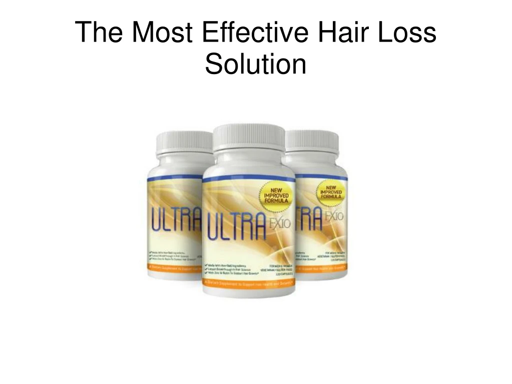 the most effective hair loss solution