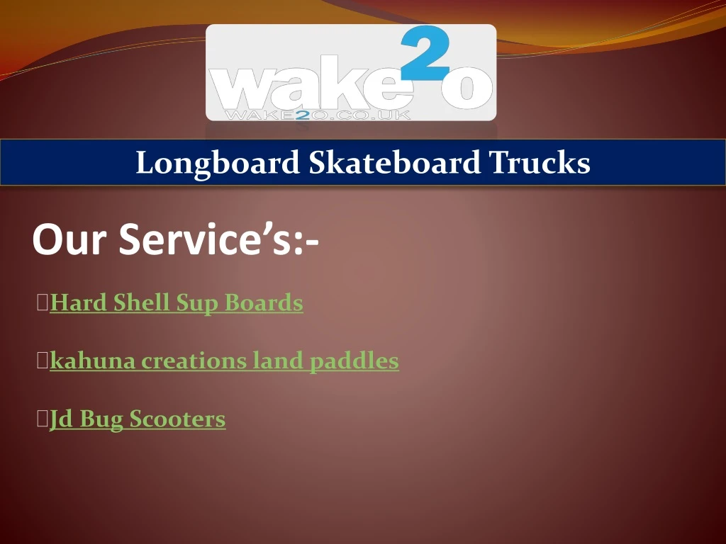 longboard skateboard trucks
