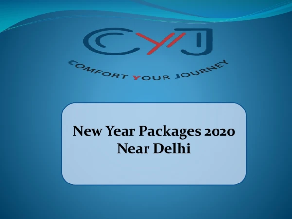 New Year Party 2020 | New Year Packages 2020 near Delhi