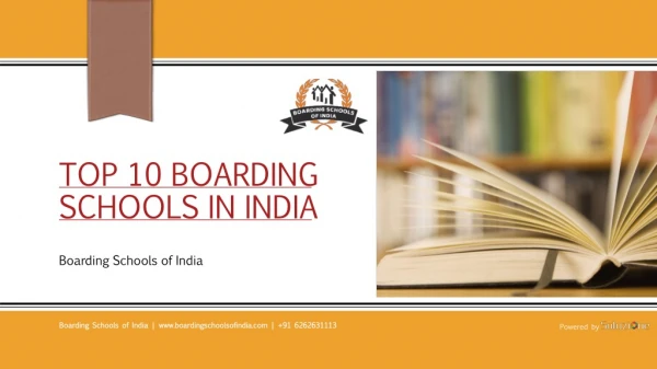 List of Top 10 Boarding Schools in India